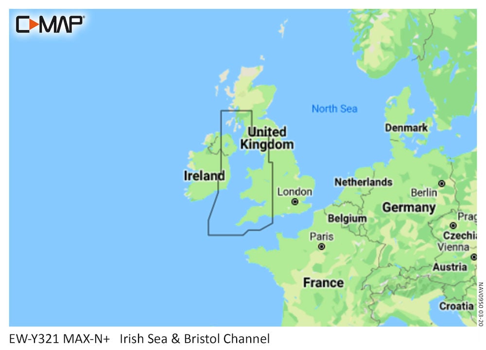 C Map Irish Sea And Bristol Channel Max N 1 