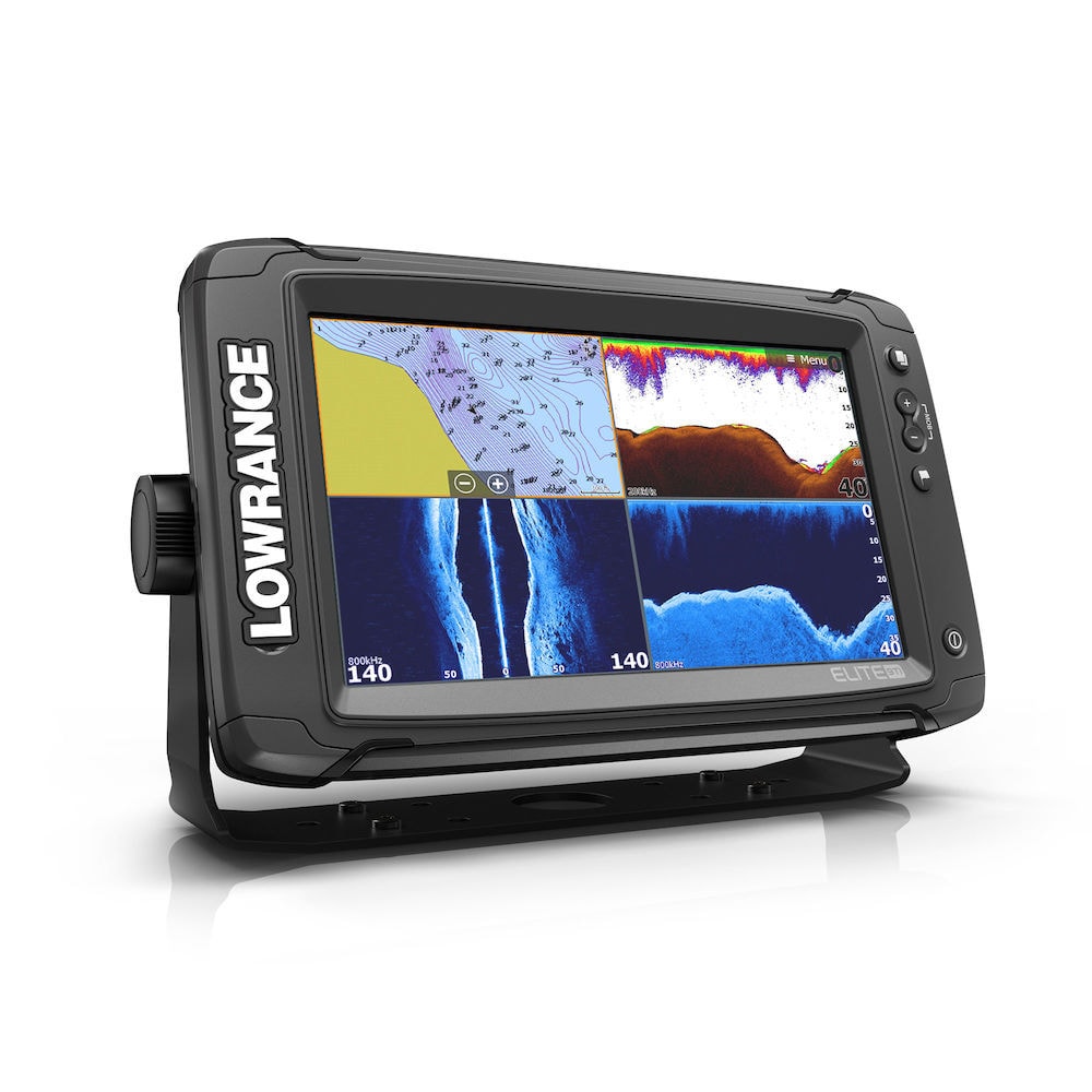 Lowrance Elite-9 Ti With Med High Totalscan™ Transducer With Free 